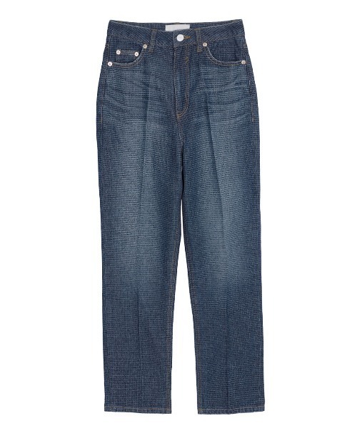 アメリヴィンテージ　ツイードパンツ　グリーン M Ameri（アメリ）の「SHAPELY HIGH WAIST PANTS（その他パンツ