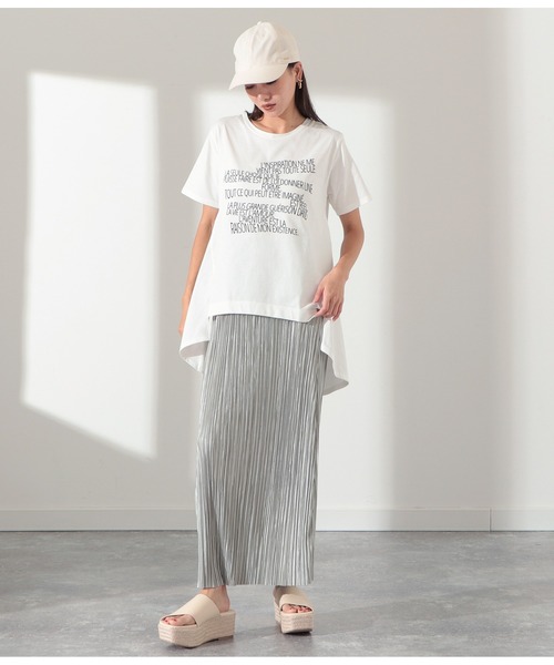 Settimissimo（セッティミッシモ）の「ランダムロゴバックロングプルオーバー（Tシャツ/カットソー・レディース・ブラック/オフホワイト・FREE）」の3枚目の写真