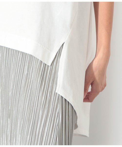 Settimissimo（セッティミッシモ）の「ランダムロゴバックロングプルオーバー（Tシャツ/カットソー・レディース・ブラック/オフホワイト・FREE）」の8枚目の写真