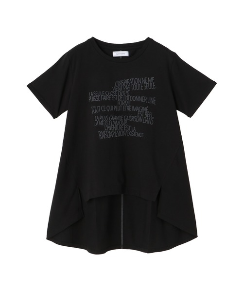 Settimissimo（セッティミッシモ）の「ランダムロゴバックロングプルオーバー（Tシャツ/カットソー・レディース・ブラック/オフホワイト・FREE）」の10枚目の写真