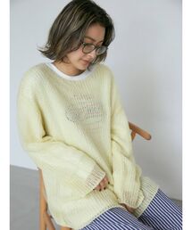 Ungrid | 透かし編みル－ズニット(ニット/セーター)