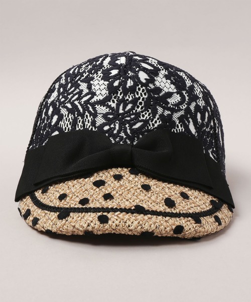 CA4LA（カシラ）の「DAISY.N（キャップ・レディース・ベージュ/ホワイト・ONESIZE）」の4枚目の写真