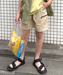 GLAZOS | ツイルストレッチ・サイドBIGポケットショートパンツ(その他パンツ)