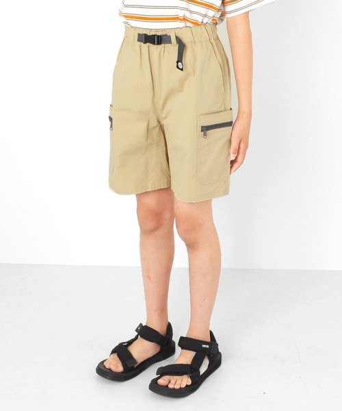 GLAZOS（グラソス）の「ツイルストレッチ・サイドBIGポケットショートパンツ（その他パンツ・キッズ・ベージュ/パープル/ネイビー・140cm/160cm/150cm/130cm/170cm）」の12枚目の写真