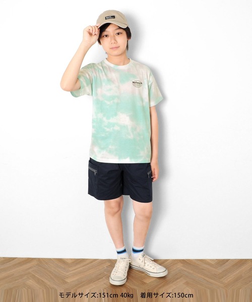 GLAZOS（グラソス）の「ツイルストレッチ・サイドBIGポケットショートパンツ（その他パンツ・キッズ・ベージュ/パープル/ネイビー・140cm/160cm/150cm/130cm/170cm）」の10枚目の写真