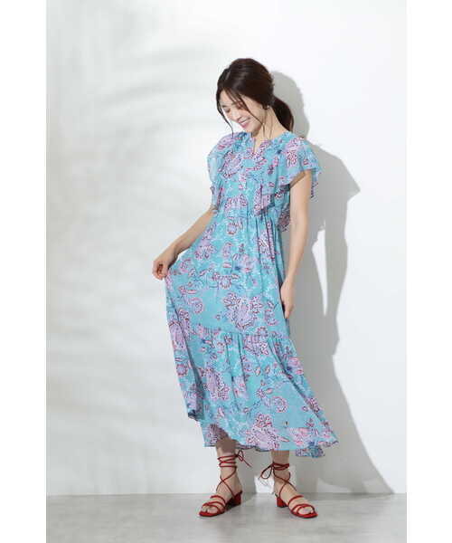 JILL STUART（ジルスチュアート）の「◆サブリナドレスワンピース（ワンピース・レディース・ブルー/ピンク・2/0）」の12枚目の写真