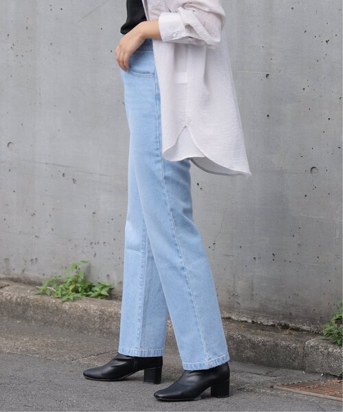 frames RAY CASSIN(フレームスレイカズン)の「S/M展開 デニムストレートパンツ(デニムパンツ・レディース・インディゴブルー/ライトインディゴブルー/キナリ/ブルー系・SMALL/MEDIUM)」の3枚目の写真