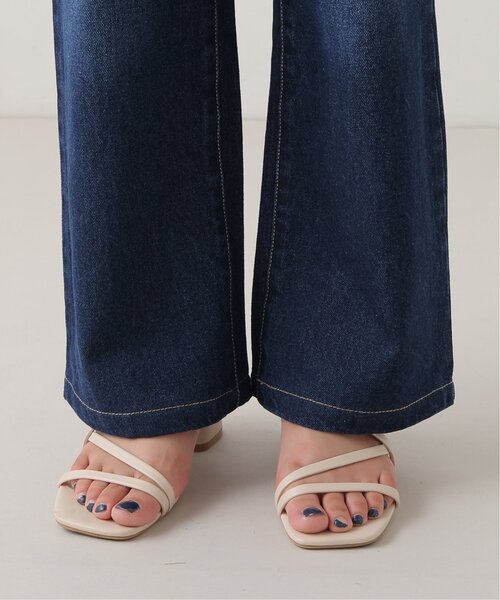 frames RAY CASSIN(フレームスレイカズン)の「S/M展開 デニムストレートパンツ(デニムパンツ・レディース・インディゴブルー/ライトインディゴブルー/キナリ/ブルー系・SMALL/MEDIUM)」の15枚目の写真