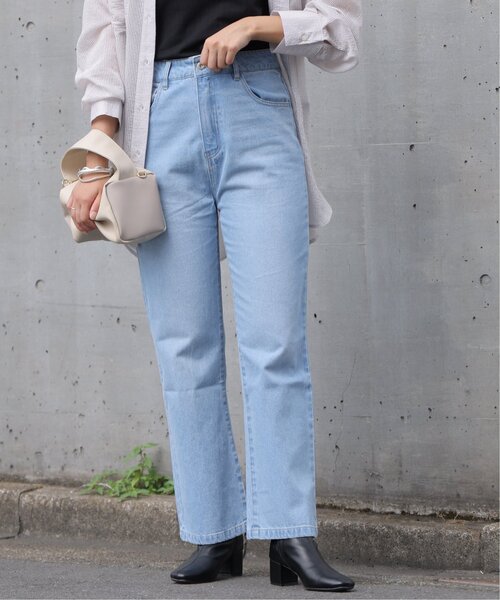 frames RAY CASSIN(フレームスレイカズン)の「S/M展開 デニムストレートパンツ(デニムパンツ・レディース・インディゴブルー/ライトインディゴブルー/キナリ/ブルー系・SMALL/MEDIUM)」の12枚目の写真