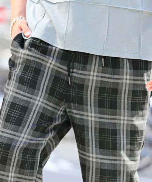 LUXSTYLE(ラグスタイル)の「T/Rワイドテーパードパンツ(スラックス・メンズ・その他/クリーム/ブラウン系その他/ベージュ系その他/グリーン系その他/グレー系その他・M/L)」の21枚目の写真