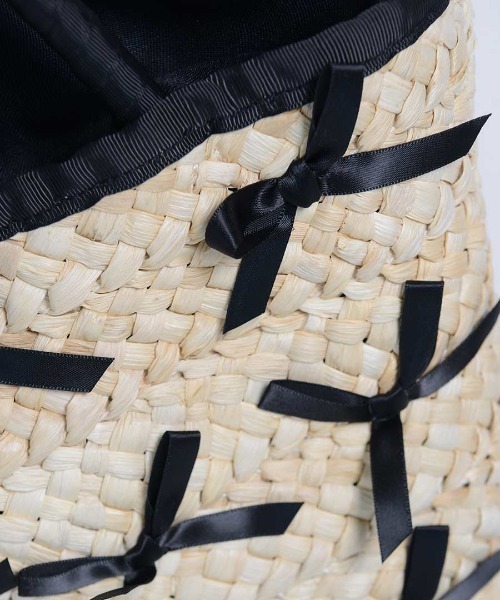 shopnikoniko(ショップニコニコ)の「リボン バスケット かごバッグ ミニ トートバッグ バレエコア(かごバッグ・レディース・ブラック/ピンク/ブルー・フリー)」の20枚目の写真