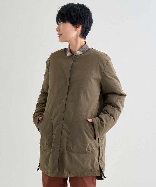 NANGA（ナンガ）の「HINOC RIPSTOP INNER DOWN LONG CARDIGAN W