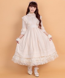 axes femme（アクシーズファム）｜ジャンパースカート（ホワイト