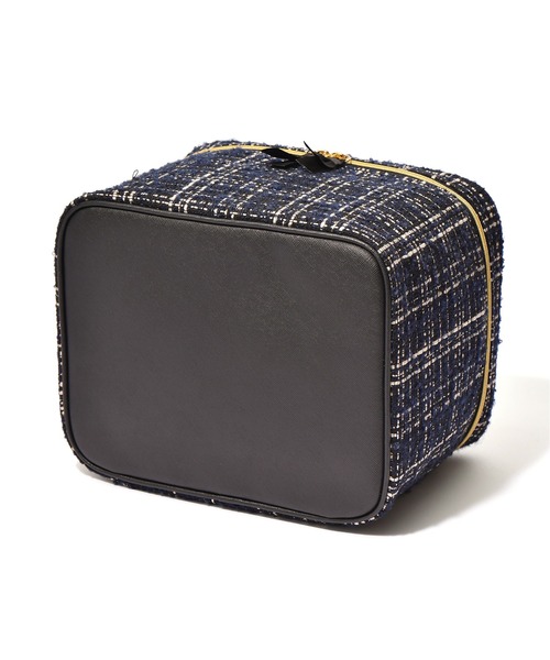 ツイード バニティポーチ L ブラック（ポーチ）｜Francfranc（フラン