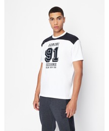 ARMANI EXCHANGE | 【A|X アルマーニ エクスチェンジ】ナンバーロゴ　半袖クルーネックTシャツ/COMFORT(Tシャツ/カットソー)