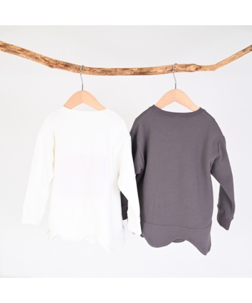 nicohrat（ニコフラート）の「ニコフラート おばけトレーナー（スウェット・キッズ・チャコールグレー/ベージュ系その他6・110cm/140cm/100cm/120cm/130cm/90cm）」の7枚目の写真