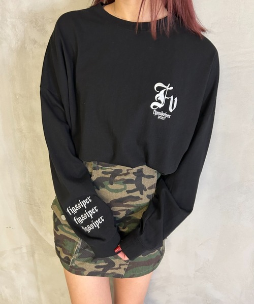 【数回着用】ジプソフィア　クラブ　ロンT 赤ロゴ 低 価格Fashion - 【数回着用】ジプソフィア クラブ ロンT 赤ロゴ