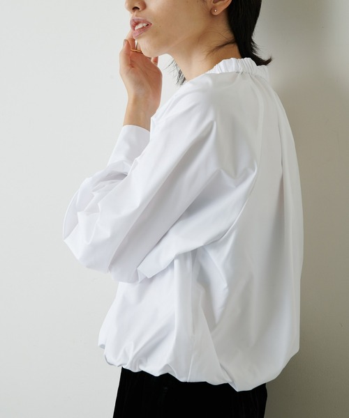 Whim Gazette（ウィムガゼット）の「【WEB限定】ギャザーブラウス