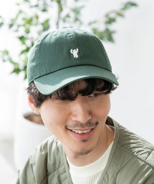 coen（コーエン）の「コーエンベア刺繍キャップ(ネイビー)（キャップ