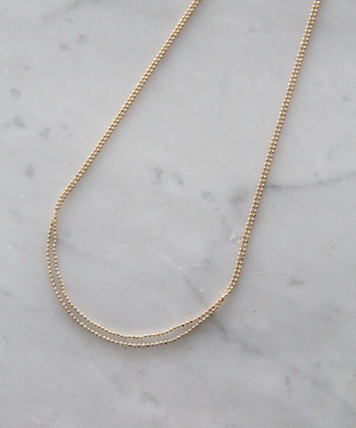 LEPSIM(レプシィム)の「ロングチェーンネックレス 162471(ネックレス・レディース・シルバー/ゴールド・ONE SIZE)」の2枚目の写真
