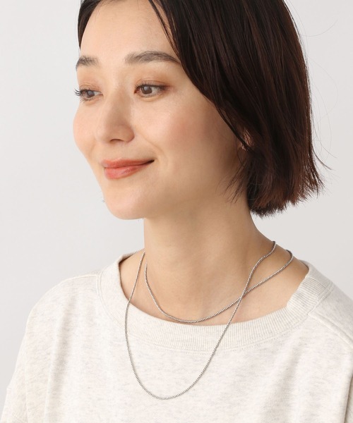 LEPSIM(レプシィム)の「ロングチェーンネックレス 162471(ネックレス・レディース・シルバー/ゴールド・ONE SIZE)」の7枚目の写真