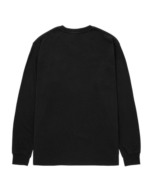 HUF（ハフ）の「BOOKEND LS TEE / HUF ロングスリーブTシャツ（Tシャツ/カットソー・メンズ・ホワイト/ブラック・SMALL/MEDIUM/LARGE/X-LARGE/XX-LARGE）」の5枚目の写真