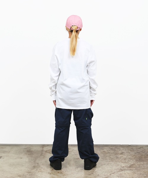 HUF（ハフ）の「BOOKEND LS TEE / HUF ロングスリーブTシャツ（Tシャツ/カットソー・メンズ・ホワイト/ブラック・SMALL/MEDIUM/LARGE/X-LARGE/XX-LARGE）」の12枚目の写真