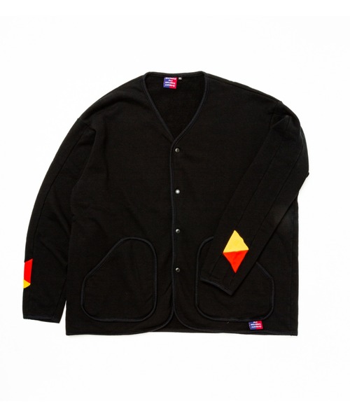 AlexanderLeeChang(アレキサンダーリーチャン)の「AlexanderLeeChang/アレキサンダーリーチャン BLC SWET SANKAKU CARDIGAN(カーディガン/ボレロ・メンズ・マスタード/ブラック/グレー・X-LARGE/MEDIUM/LARGE)」の18枚目の写真