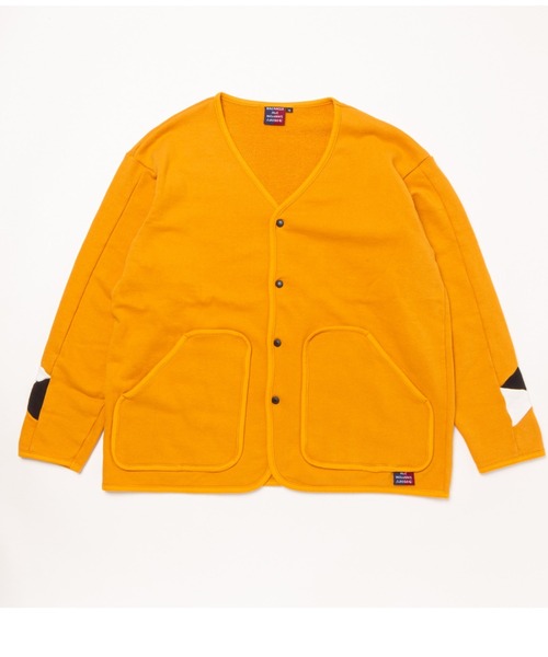 AlexanderLeeChang(アレキサンダーリーチャン)の「AlexanderLeeChang/アレキサンダーリーチャン BLC SWET SANKAKU CARDIGAN(カーディガン/ボレロ・メンズ・マスタード/ブラック/グレー・X-LARGE/MEDIUM/LARGE)」の14枚目の写真