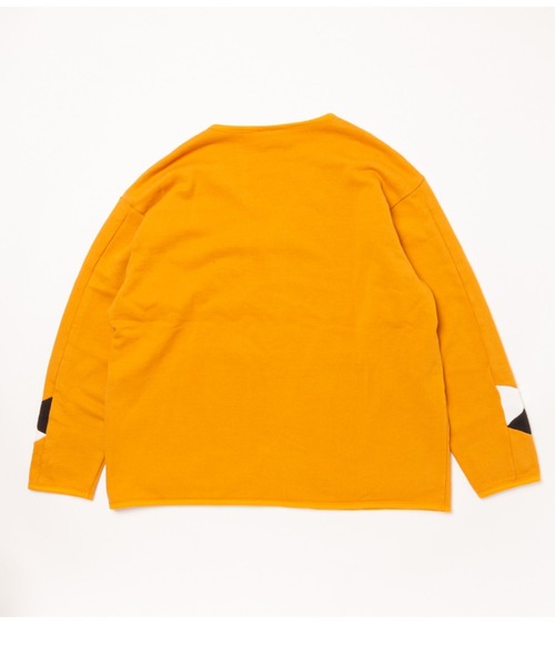 AlexanderLeeChang(アレキサンダーリーチャン)の「AlexanderLeeChang/アレキサンダーリーチャン BLC SWET SANKAKU CARDIGAN(カーディガン/ボレロ・メンズ・マスタード/ブラック/グレー・X-LARGE/MEDIUM/LARGE)」の9枚目の写真