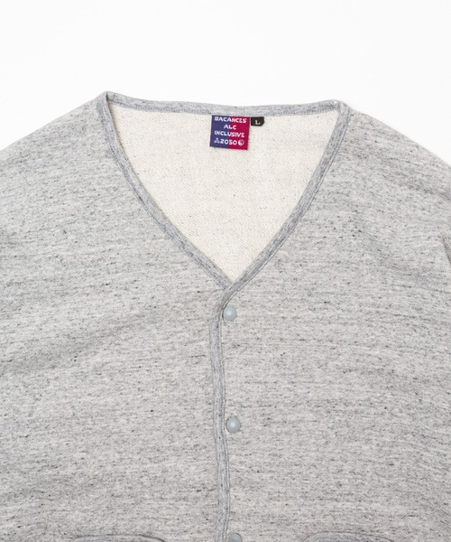 AlexanderLeeChang(アレキサンダーリーチャン)の「AlexanderLeeChang/アレキサンダーリーチャン BLC SWET SANKAKU CARDIGAN(カーディガン/ボレロ・メンズ・マスタード/ブラック/グレー・X-LARGE/MEDIUM/LARGE)」の5枚目の写真