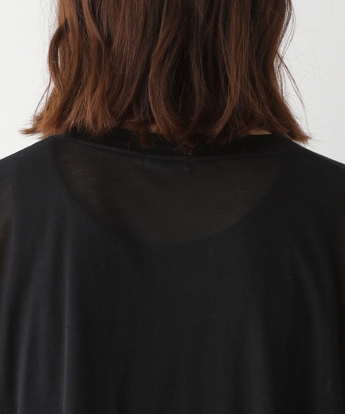 LEPSIM(レプシィム)の「シアーユルトップス 299616(Tシャツ/カットソー・レディース・ブラック/オフホワイト/ライトパープル・FREE)」の13枚目の写真