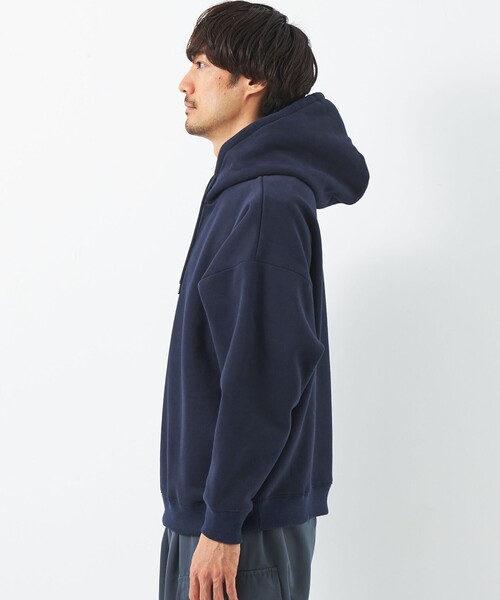 green label relaxing（グリーンレーベルリラクシング）の「【WEB限定】＜GLR or＞オーバーサイズ スウェット フーディー パーカー（パーカー・メンズ・ブラック/ダークグリーン/グレー/オフホワイト/ネイビー・S/M/L/XL）」の19枚目の写真