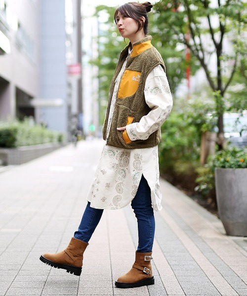 チチカカ（チチカカ）の「エンジニアブーツ（ブーツ・レディース・ブラック/ブラウン・MEDIUM/LARGE）」の9枚目の写真