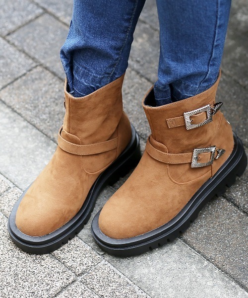 チチカカ（チチカカ）の「エンジニアブーツ（ブーツ・レディース・ブラック/ブラウン・MEDIUM/LARGE）」の10枚目の写真