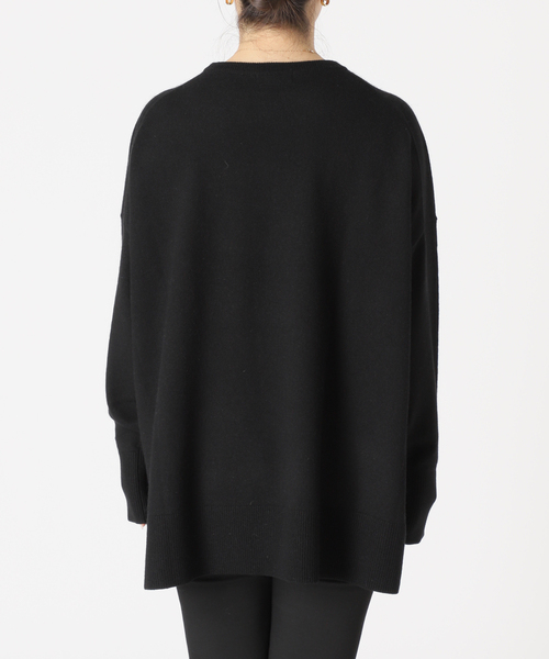 JOURNAL STANDARD（ジャーナルスタンダード）の「アンゴラブレンドクルーネックプルオーバー（ニット/セーター・レディース・ブラック系その他/ブラック/ブルー系その他・FREE）」の14枚目の写真