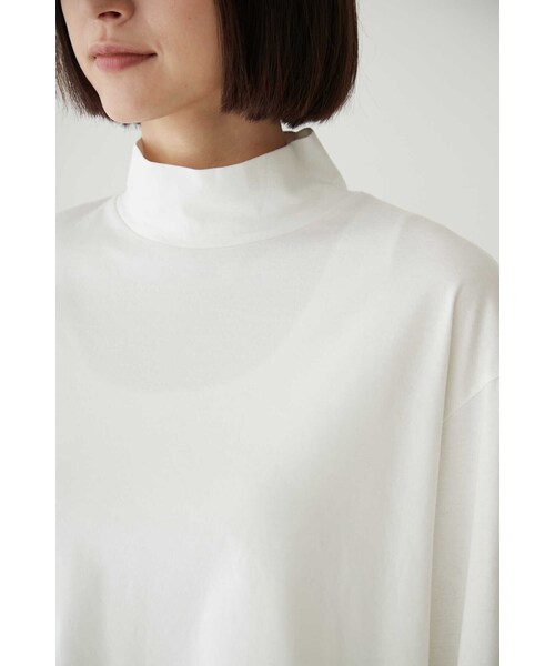 human woman（ヒューマンウーマン）の「◆バックスリットカットソー（Tシャツ/カットソー・レディース・ホワイト/ネイビー・MEDIUM）」の10枚目の写真