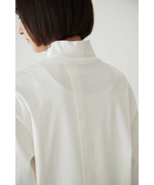 human woman（ヒューマンウーマン）の「◆バックスリットカットソー（Tシャツ/カットソー・レディース・ホワイト/ネイビー・MEDIUM）」の12枚目の写真