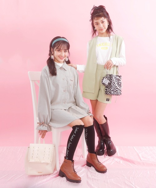 PINKHUNT（ピンクハント）の「PINKHUNT ロゴラインニー