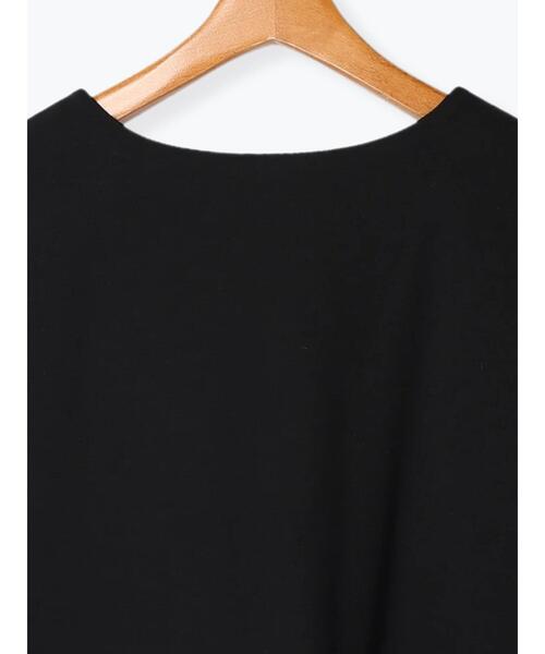 Lugnoncure（ルノンキュール）の「ポンチワンピース（ワンピース・レディース・ブラック/オフホワイト・ﾌﾘ-）」の15枚目の写真