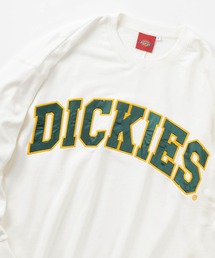 【Dickies/ディッキーズ】サテンワッペン刺繍 ビッグカレッジロゴ スウェット/スタジアムロゴトレーナー/ビッグシルエット/裏毛