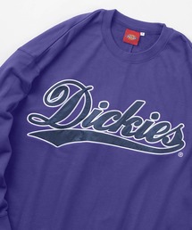 【Dickies/ディッキーズ】サテンワッペン刺繍 ビッグカレッジロゴ スウェット/スタジアムロゴトレーナー/ビッグシルエット/裏毛