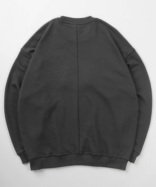 Dickies(ディッキーズ)の「【Dickies/ディッキーズ】サテンワッペン刺繍 ビッグカレッジロゴ スウェット/スタジアムロゴトレーナー/ビッグシルエット/裏毛(スウェット・メンズ・ホワイト/ネイビー/ブラウン/イエロー/ブルー/グリーン/オートミール/スミクロ・M/L/XL)」の9枚目の写真