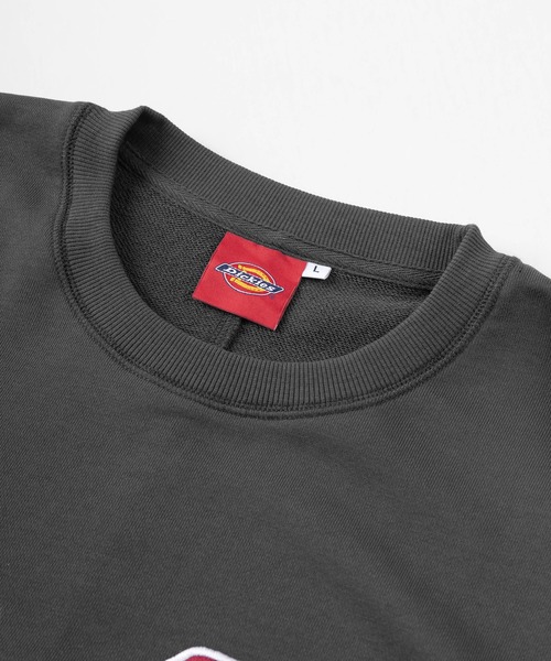 Dickies(ディッキーズ)の「【Dickies/ディッキーズ】サテンワッペン刺繍 ビッグカレッジロゴ スウェット/スタジアムロゴトレーナー/ビッグシルエット/裏毛(スウェット・メンズ・ホワイト/ネイビー/ブラウン/イエロー/ブルー/グリーン/オートミール/スミクロ・M/L/XL)」の10枚目の写真