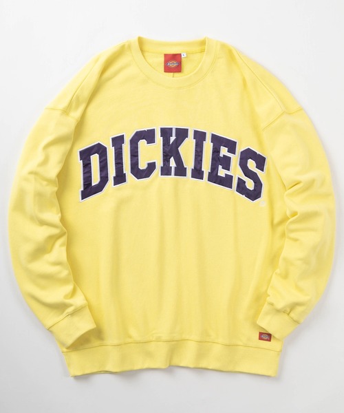Dickies(ディッキーズ)の「【Dickies/ディッキーズ】サテンワッペン刺繍 ビッグカレッジロゴ スウェット/スタジアムロゴトレーナー/ビッグシルエット/裏毛(スウェット・メンズ・ホワイト/ネイビー/ブラウン/イエロー/ブルー/グリーン/オートミール/スミクロ・M/L/XL)」の17枚目の写真