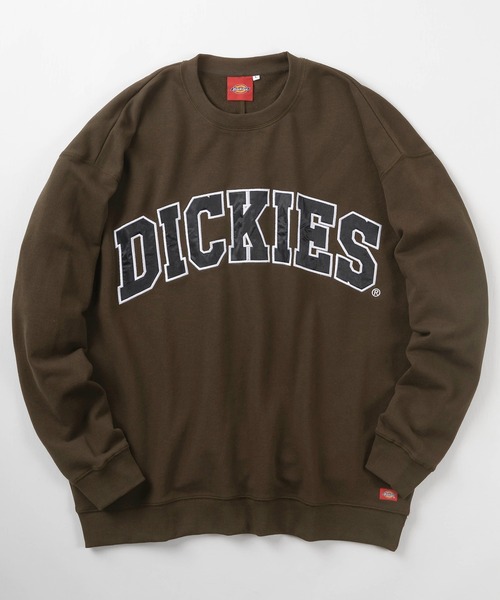 Dickies(ディッキーズ)の「【Dickies/ディッキーズ】サテンワッペン刺繍 ビッグカレッジロゴ スウェット/スタジアムロゴトレーナー/ビッグシルエット/裏毛(スウェット・メンズ・ホワイト/ネイビー/ブラウン/イエロー/ブルー/グリーン/オートミール/スミクロ・M/L/XL)」の18枚目の写真