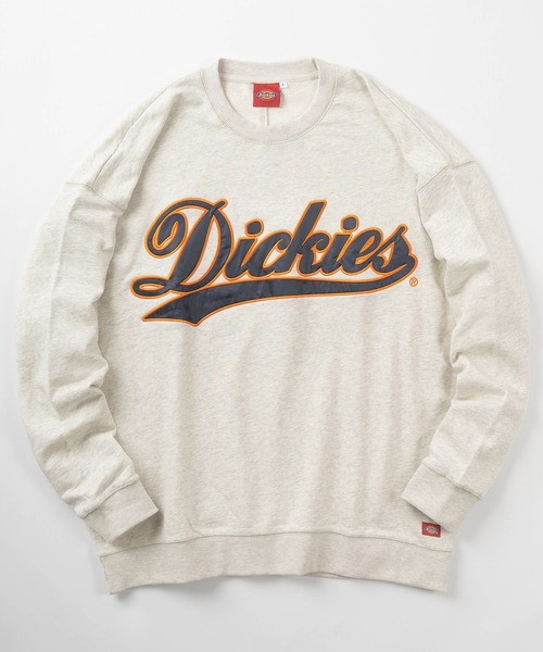 Dickies(ディッキーズ)の「【Dickies/ディッキーズ】サテンワッペン刺繍 ビッグカレッジロゴ スウェット/スタジアムロゴトレーナー/ビッグシルエット/裏毛(スウェット・メンズ・ホワイト/ネイビー/ブラウン/イエロー/ブルー/グリーン/オートミール/スミクロ・M/L/XL)」の20枚目の写真