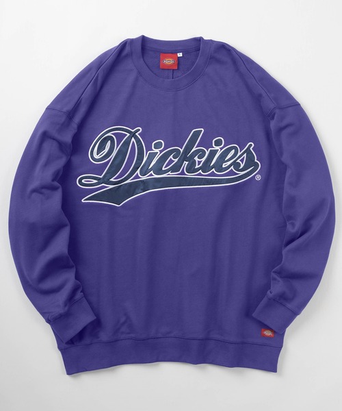 Dickies(ディッキーズ)の「【Dickies/ディッキーズ】サテンワッペン刺繍 ビッグカレッジロゴ スウェット/スタジアムロゴトレーナー/ビッグシルエット/裏毛(スウェット・メンズ・ホワイト/ネイビー/ブラウン/イエロー/ブルー/グリーン/オートミール/スミクロ・M/L/XL)」の21枚目の写真