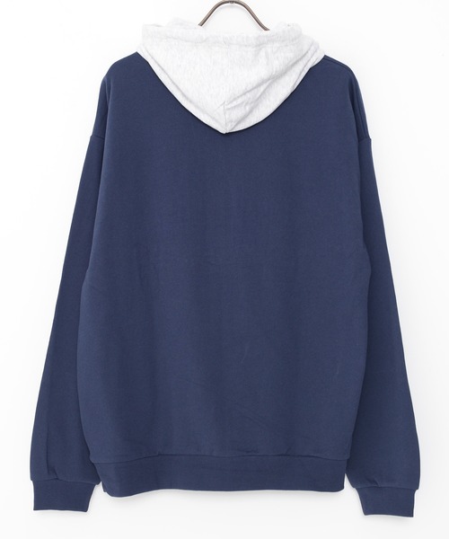 SILVER BULLET(シルバーバレット)の「『SILVER BULLET SELECT AP/シルバーバレットセレクト』裏毛フェイクフードカレッジプルオーバー(Tシャツ/カットソー・メンズ・アッシュグレー/ネイビー/ゴールド/グリーン・L/M)」の15枚目の写真