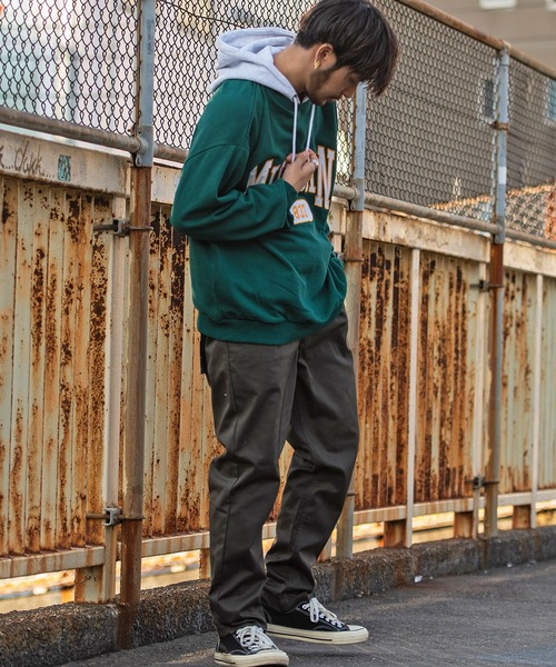 SILVER BULLET(シルバーバレット)の「『SILVER BULLET SELECT AP/シルバーバレットセレクト』裏毛フェイクフードカレッジプルオーバー(Tシャツ/カットソー・メンズ・アッシュグレー/ネイビー/ゴールド/グリーン・L/M)」の10枚目の写真